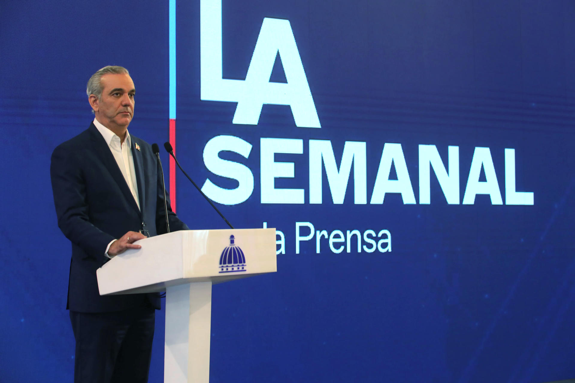 Fotografía de archivo del presidente de República Dominicana, Luis Abinader. EFE/ Presidencia R. Dominicana