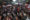 Cientos de trabajadores uruguayos fueron captados este jueves, 1 de mayor, durante los actos por el Día Internacional del Trabajo, en Montevideo (Uruguay). EFE/Federico Gutiérrez
