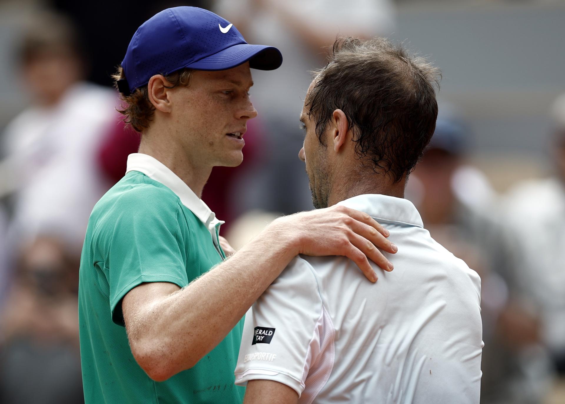 Jannik Sinner. EFE/EPA/YOAN VALAT