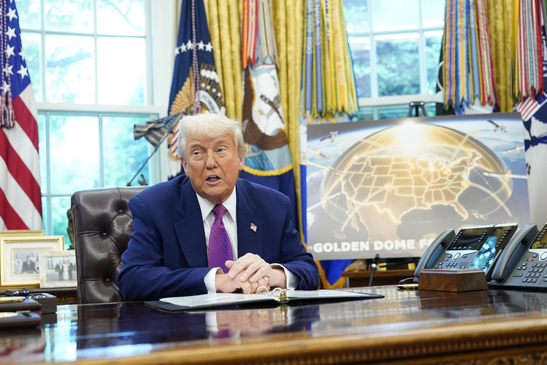 Fotografía de archivo del presidente de EE.UU., Donald J Trump. EFE/EPA/CHRIS KLEPONIS / POOL