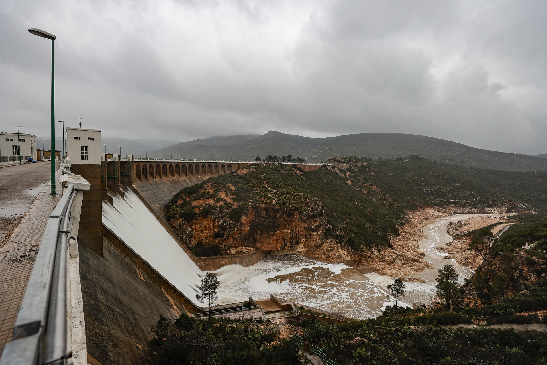 Imagen de la presa de Forata. EFE/Manuel Bruque