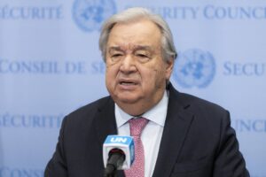 El secretario general de la ONU, António Guterres, en una fotografía de archivo. EFE/JUSTIN LANE