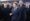 El presidente francés, Emmanuel Macron (C), el primer ministro británico, Keir Starmer (I), y el canciller alemán, Friedrich Merz (D), llegan a la estación de tren de Kiev, en Kiev, Ucrania, el 10 de mayo de 2025. EFE/EPA/LUDOVIC MARIN / POOL MAXPPP OUT
