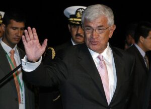 Fotografía de archivo del expresidente de Ecuador Alfredo Palacio, quien falleció a los 86 años. EFE/Carlos Ortega