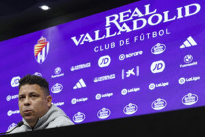 Fotografía de Nacho Gallego en la que se ve a Ronaldo Nazário. EFE