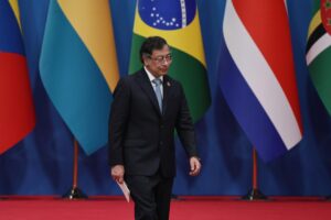 Fotografía de archivo del presidente colombiano, Gustavo Petro. EFE/ANDRES MARTINEZ CASARES