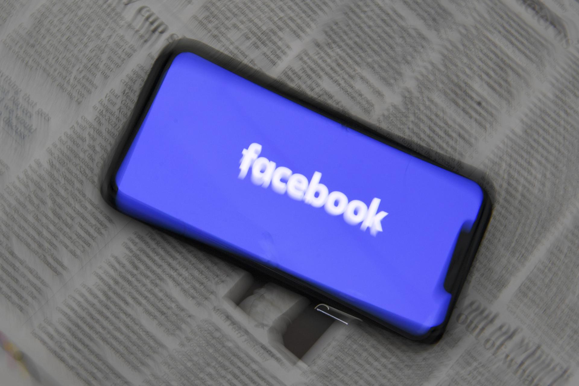 Fotografía de logotipo de Facebook. 
EFE/EPA/LUKAS COCH AUSTRALIA AND NEW ZEALAND OUT[AUSTRALIA AND NEW ZEALAND OUT]