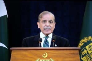 Foto de archivo del primer ministro de Pakistán, Shehbaz Sharif. EFE/EPA/BILAWAL ARBAB