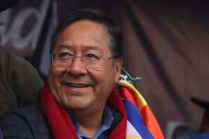 Fotografía de archivo del presidente de Bolivia, Luis Arce. EFE/ Luis Gandarillas ARCHIVO