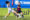La centrocampista del Barcelona Aitana Bonmatí (d) pelea un balón ante la defensa del Deportivo Paula Novo Saborido (i) este domingo, durante la jornada 28 de la Liga F, entre el FC Barcelona y el RC Deportivo de La Coruña, en el Estadi Johan Cruyff en Sant Joan Despí, provincia de Barcelona. EFE/ Alejandro García
