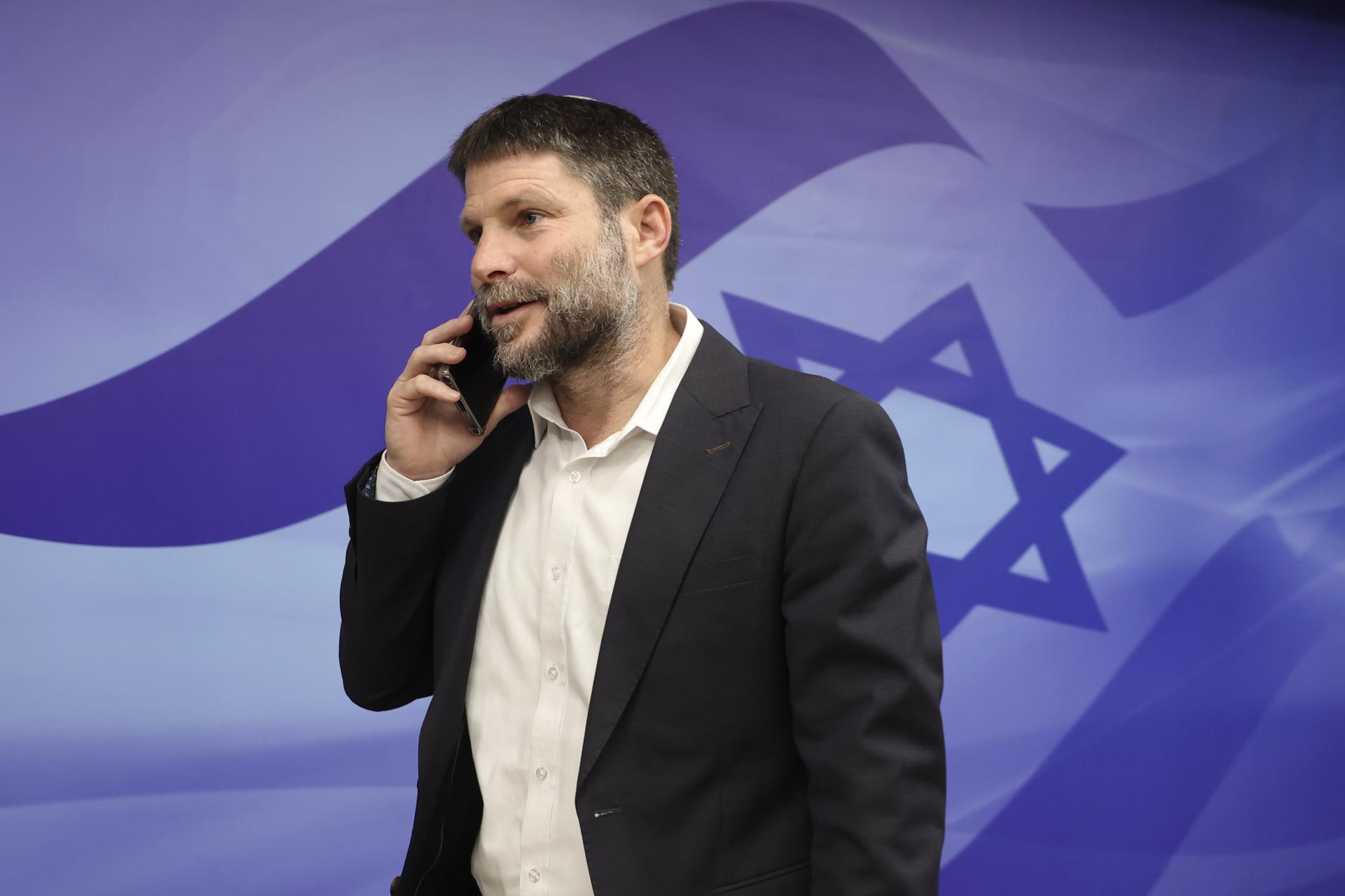 El ministro israelí de Finanzas, Bezalel Smotrich, en una imagen de archivo. EFE/EPA/GIL COHEN-MAGEN / POOL