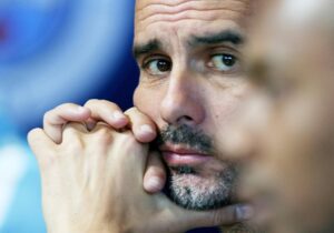 Fotografía de archivo del entrenador de Manchester City, el español Pep Guardiola, quien este jueves consideró un premio a su equipo la participación en el Mundial de Clubes, que se jugará en Estados Unidos a partir del 14 de junio. EFE/ Nigel Roddis