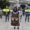 Concentración en defensa del lobo ibérico este sábado en Santander. EFE/Eva García González