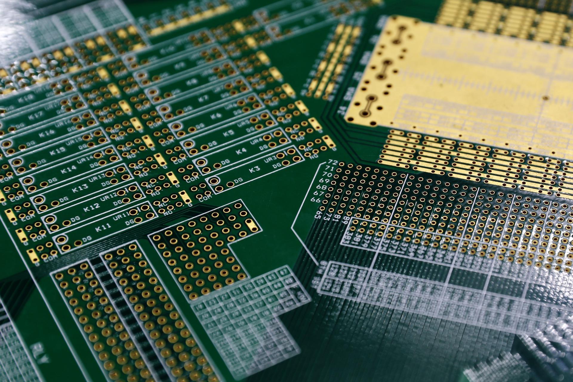 Una placa de circuitos expuesta en una feria de la industria de los semiconductores. EFE/EPA/RITCHIE B. TONGO/Archivo