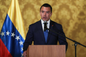 Fotografía de archivo del presidente de Ecuador, Daniel Noboa. EFE/ José Jácome