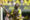 El delantero del Villarreal Thierno Barry (abajo) celebra tras anotar este sábado durante el partido de la jornada 34 de LaLiga EA Sports, entre el Villarreal CF y el CA Osasuna, celebrado en el Estadi de la Ceràmica en Villarreal. EFE/ Andreu Esteban
