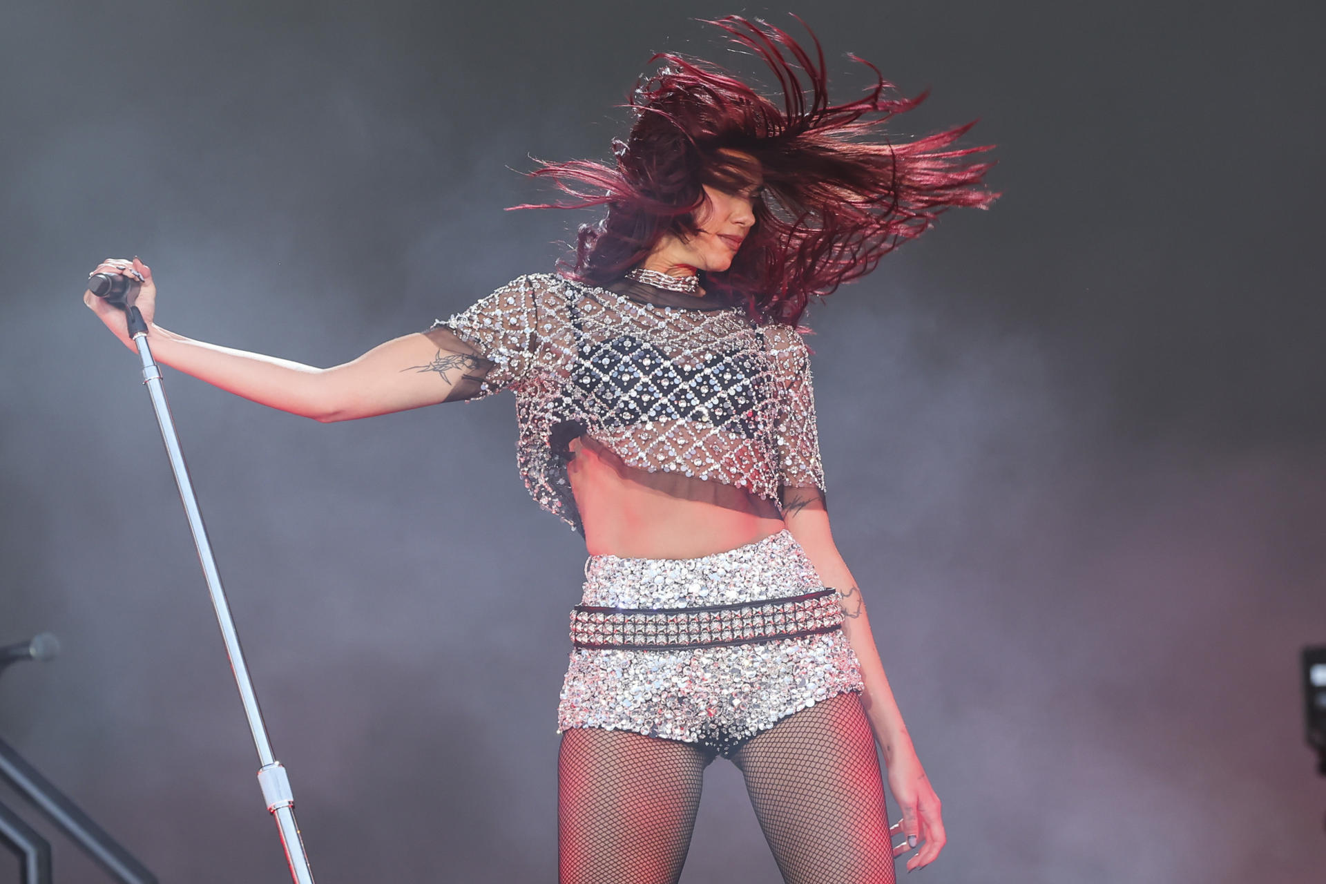Foto de archivo de la cantante británica Dua Lipa en el Festival Mad Cool de Madrid. EFE/Kiko Huesca.