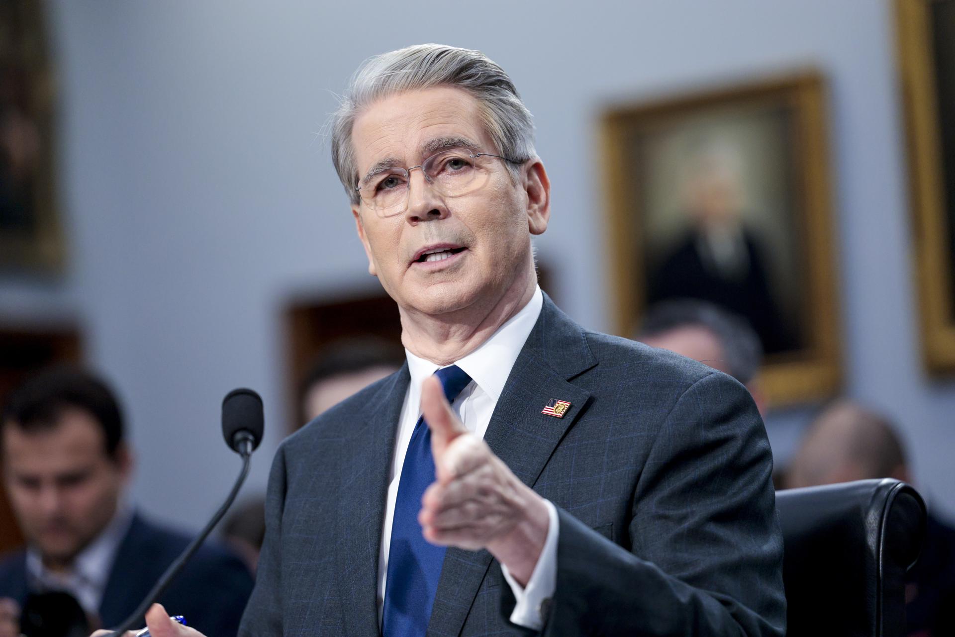 El secretario del Tesoro estadounidense, Scott Bessent.  EFE/EPA/SHAWN THEW