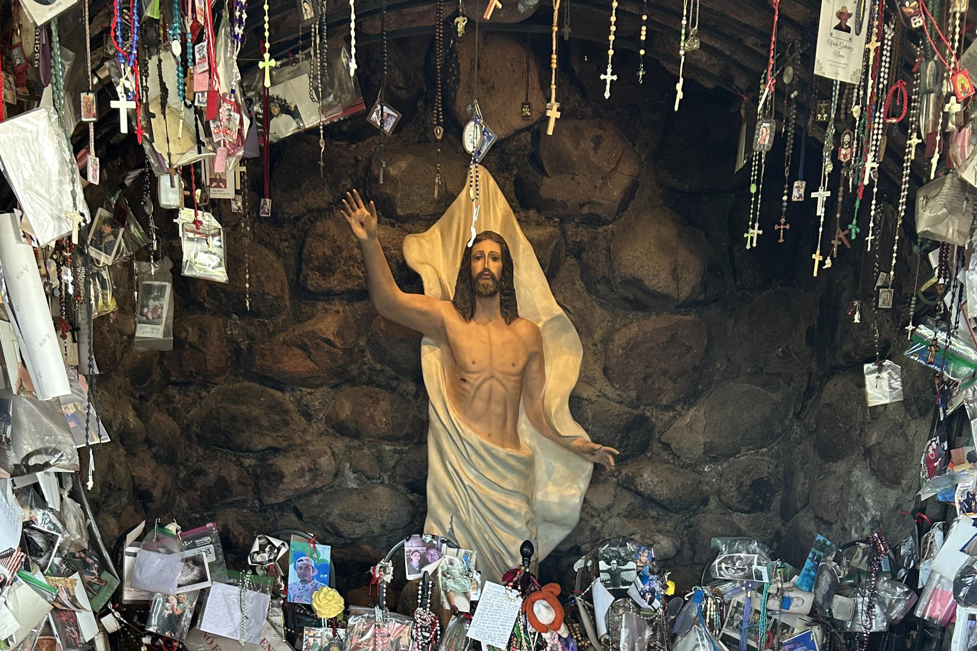 Fotografía del Santuario de la Virgen de Guadalupe en Des Plaines (Estados Unidos). EFE/ Alberto Boal