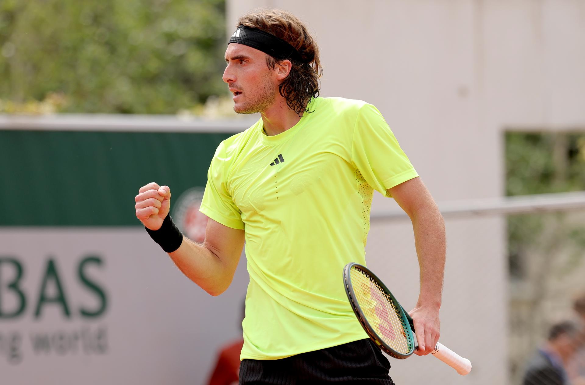 El griego Stefanos Tsitsipas, número 20 del ránking, en París. EFE/EPA/CHRISTOPHE PETIT TESSON