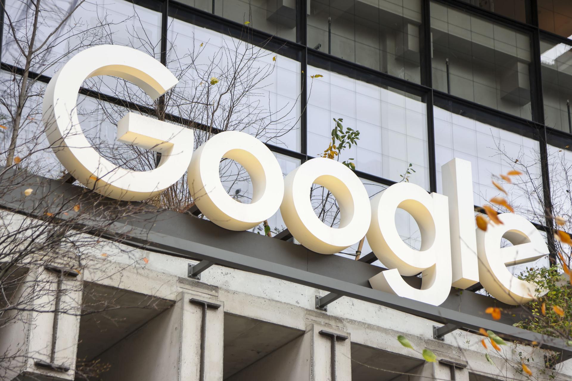 Fotografía de archivo que muestra la oficina de Google en Nueva York (EE. UU.). EFE/EPA/SARAH YENESEL