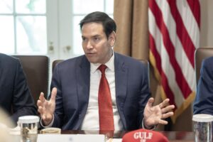 Fotografía de archivo del secretario de Estado de Estados Unidos, Marco Rubio. EFE/EPA/KEN CEDENO / POOL