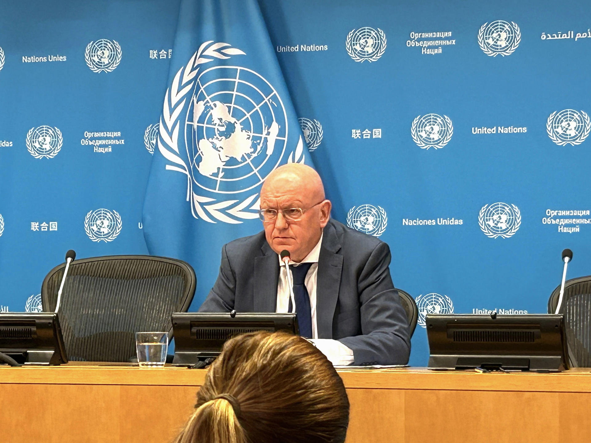 El embajador de Rusia ante la ONU, Vasili Nebenzia, en una foto de archivo. EFE/ Javier Otazu MÁXIMA CALIDAD DISPONIBLE