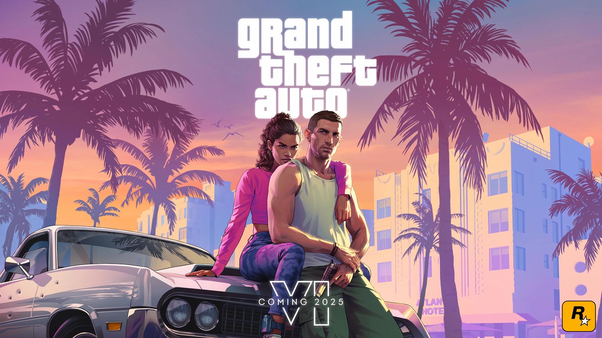 Imagen divulgada por la compañía desarrolladora de videojuegos estadounidense Rockstar Games donde se muestra la plantilla de inicio de 'Grand Theft Auto VI' (GTA), cuyo esperado lanzamiento estaba previsto para finales de 2025 pero se pospuso al 26 de mayo de 2026. EFE/Rockstar Games