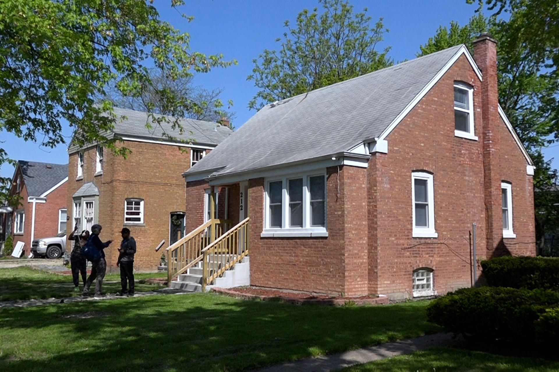 Captura de video que muestra la casa donde el papa León XIV pasó sus primeros años, en Chicago (Illinois, Estados Unidos). EFE/Alberto Boal