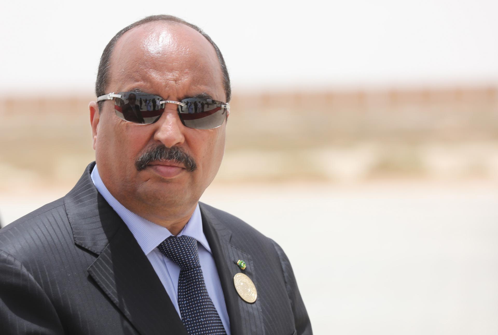 Foto archivo. El ex-presidente de Mauritania, Mohamed Ould Abdel Aziz. EFE/LUDOVIC MARIN/POOL