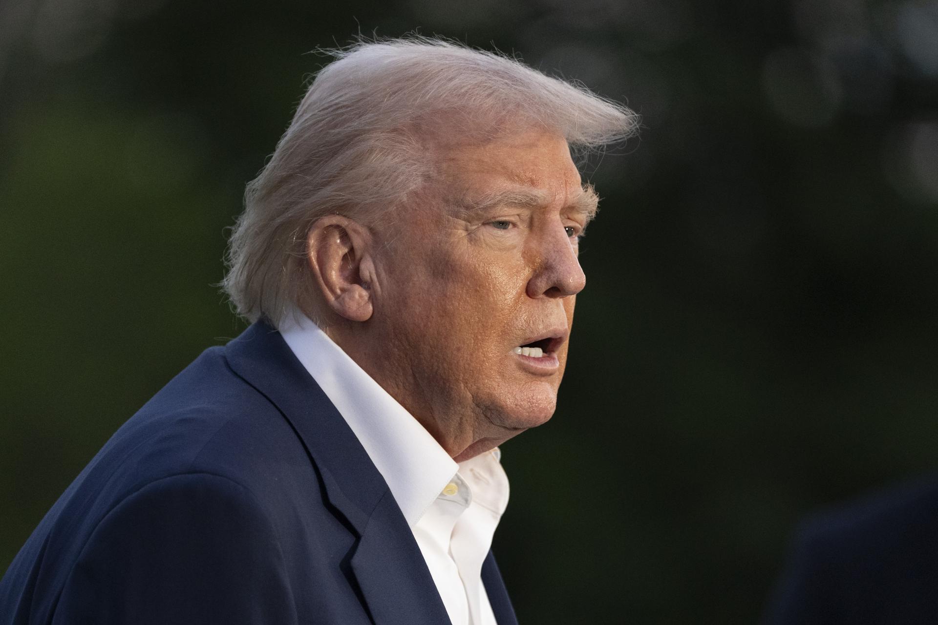 El presidente estadounidense, Donald Trump, en una fotografía de archivo. EFE/CHRIS KLEPONIS
