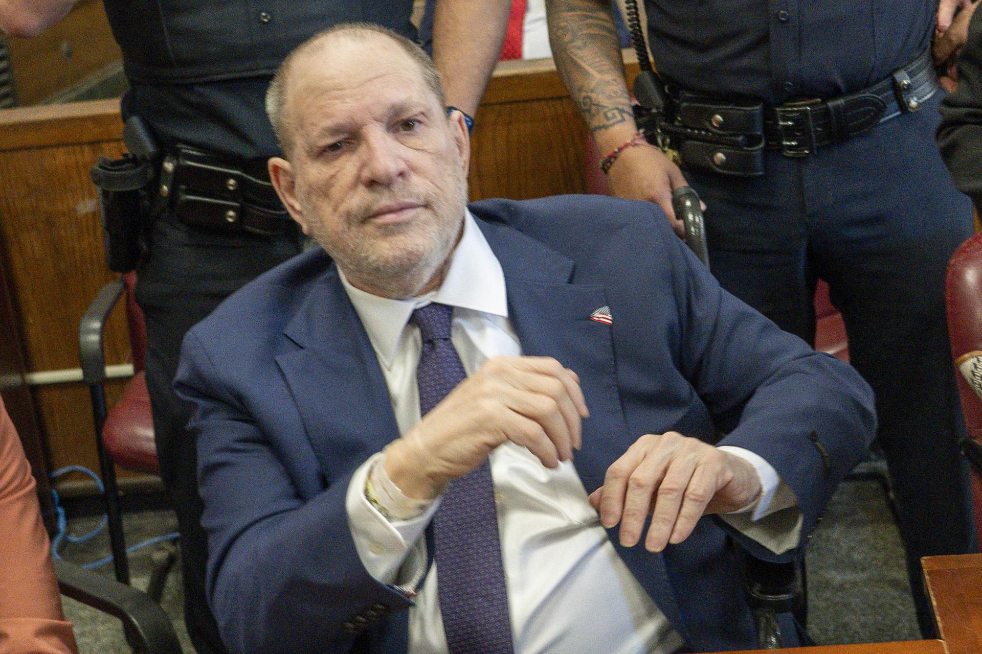 El exproductor de cine Harvey Weinstein comparece para su nuevo juicio en el Tribunal Penal de Manhattan en Nueva York. EFE/EPA/STEVEN HIRSCH / POOL