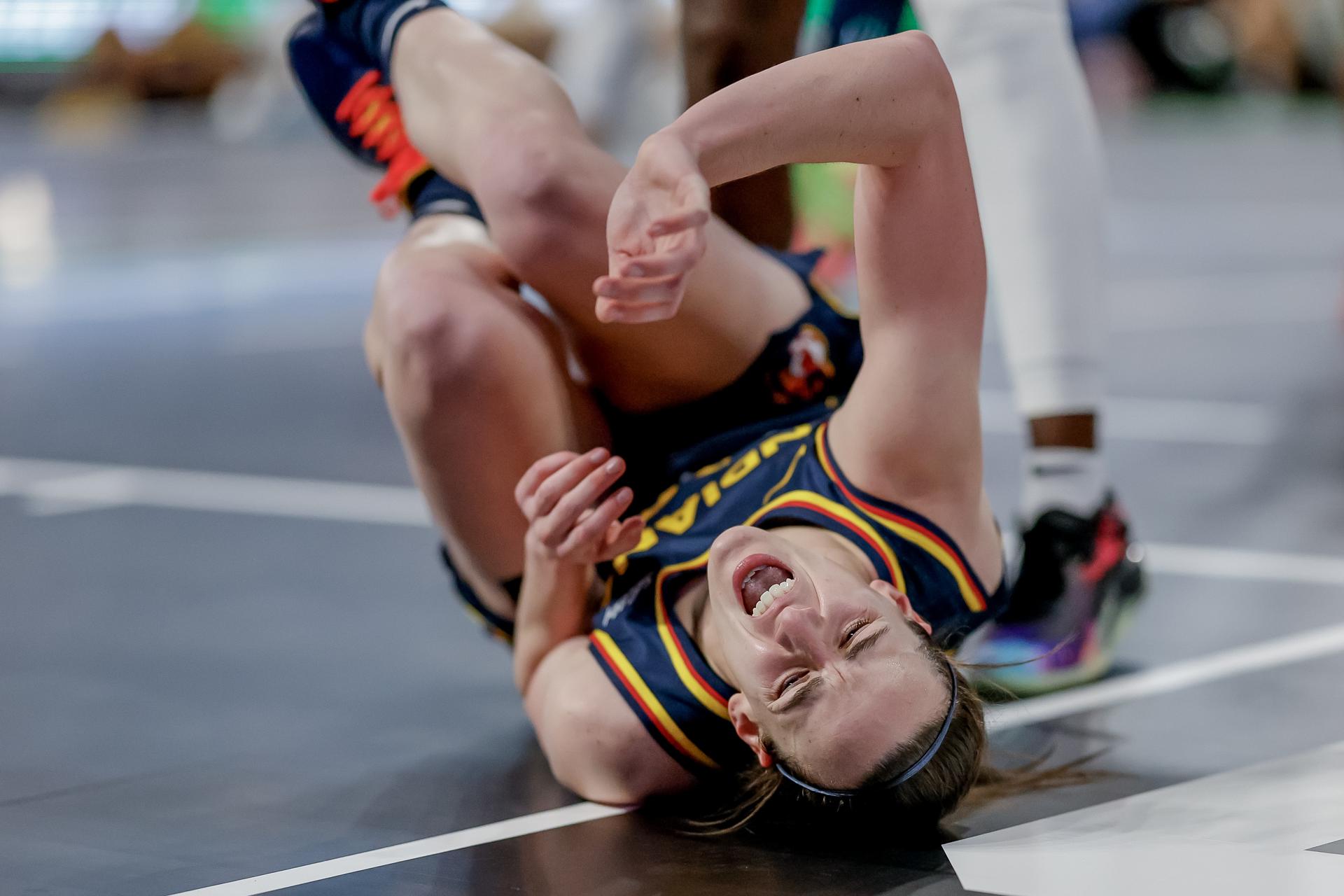 Caitlin Clark, estrella de las Indiana Fever en la WNBA. EFE/EPA/ERIK S. LESSER