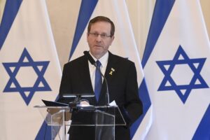 Imagen de Archivo del presidente israelí, Isaac Herzog. 
EFE/EPA/NOEMI BRUZAK HUNGARY OUT