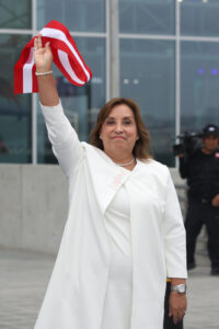 La presidenta de Perú, Dina Boluarte. EFE/ Paolo Aguilar