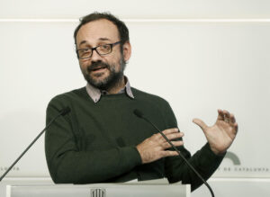 Benet Salellas, en 2017 durante su etapa como diputado de la CUP. EFE/Andreu Dalmau.