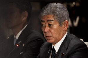 Fotografía de archivo del ministro de Asuntos Exteriores de Japón, Takeshi Iwaya, en Manila (Filipinas). EFE/Lisa Marie David/Pool