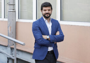 Gerard Esteva (Barcelona,1984), que acaba de renovar su mandato como presidente de la Unión de Federaciones Deportivas de Cataluña (UFEC), durante la entrevista con la Agencia EFE. EFE/ Andreu Dalmau