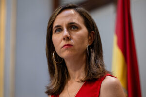 La secretaria general de Podemos, Ione Belarra. EFE/ Daniel González