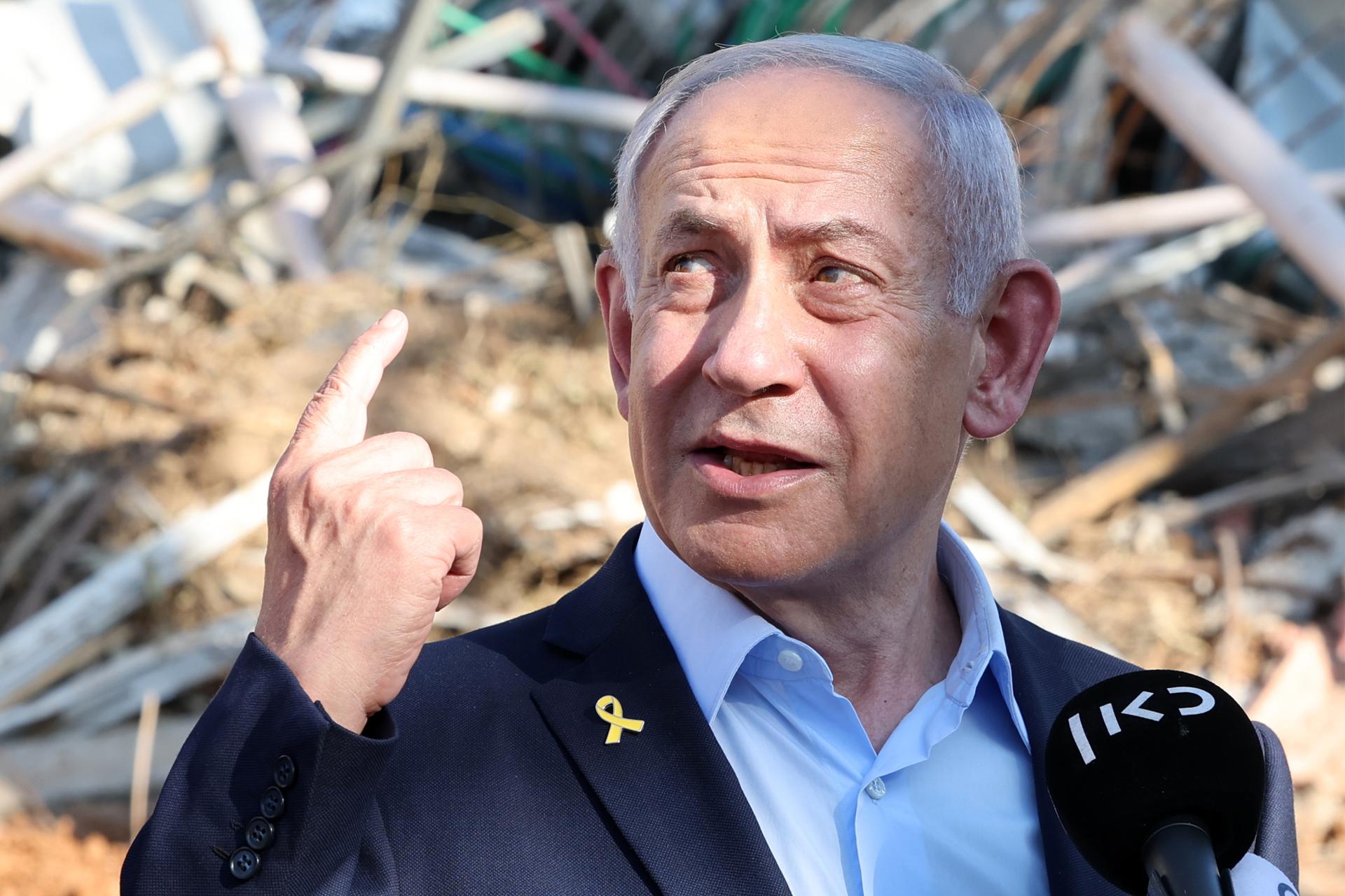 Foto de archivo del primer ministro israelí, Benjamín Netanyahu. EFE/EPA/JACK GUEZ / POOL