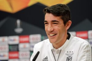 Fotografía de archivo del 20/02/2019 del entrenador del Benfica, Bruno Lage. EFE/Tiago Petinga