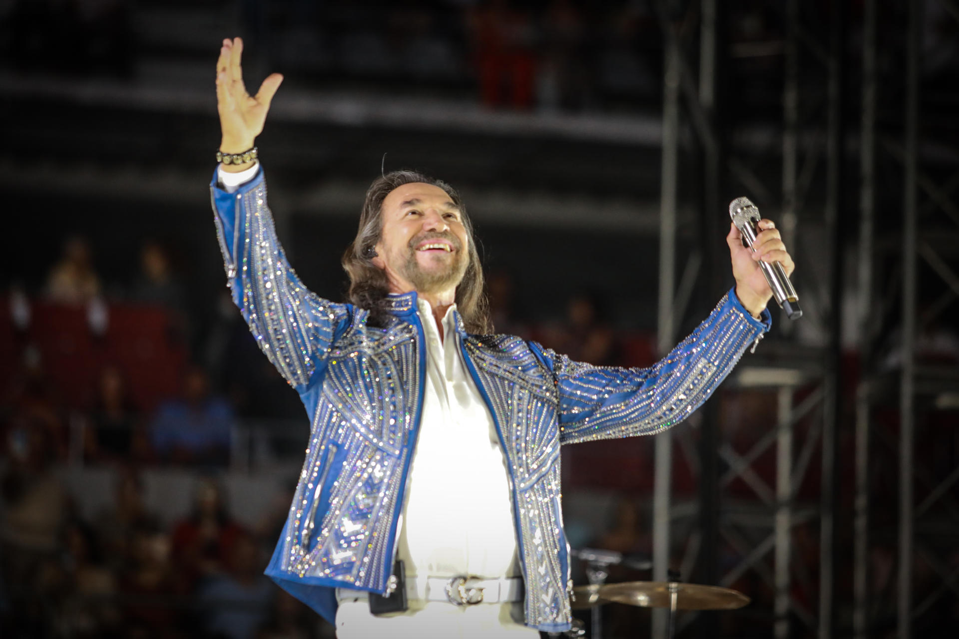 El cantante mexicano Marco Antonio Solís, en una fotografía de archivo. EFE/ David Guzmán.
