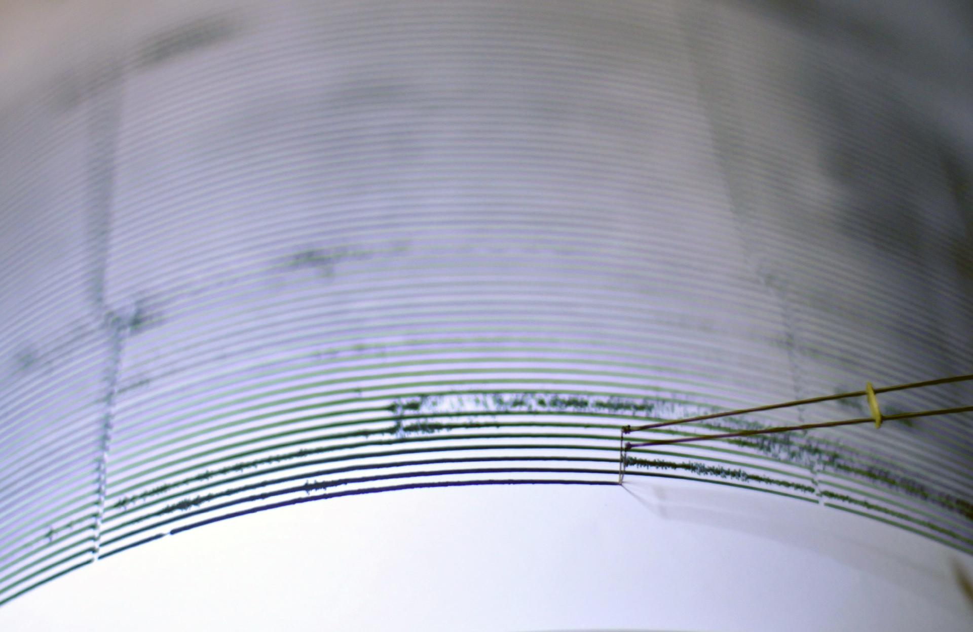 Fotografía de archivo de un sismógrafo. EFE/Ulises Rodríguez