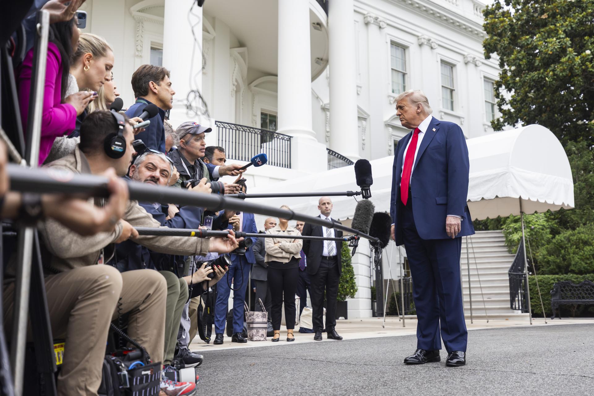 El presidente de Estados Unidos, Donald Trump. EFE/Jim Lo Scalzo