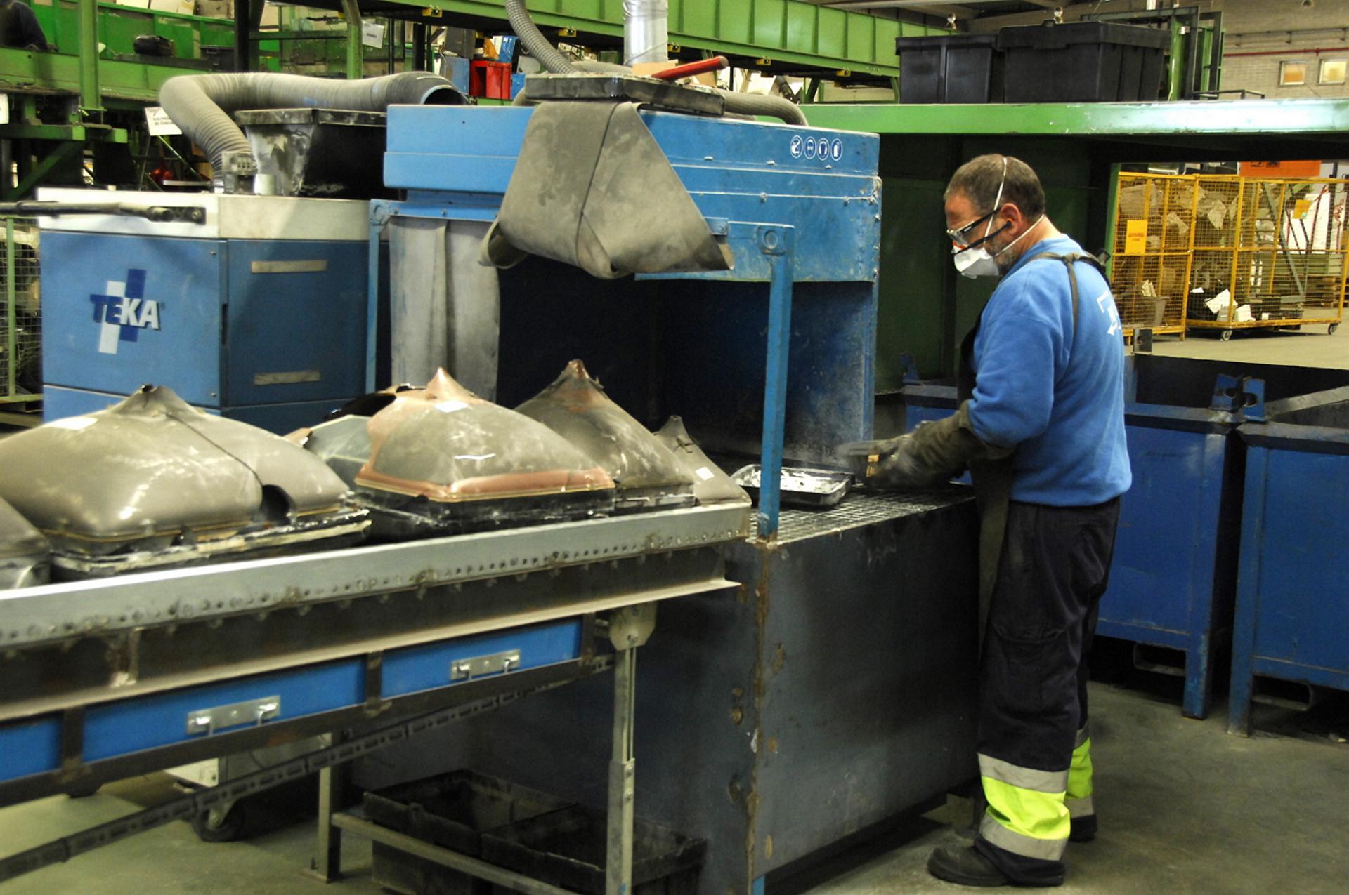 Imagen cedida por Recyclia de una planta de tratamiento de residuos electrónicos.
