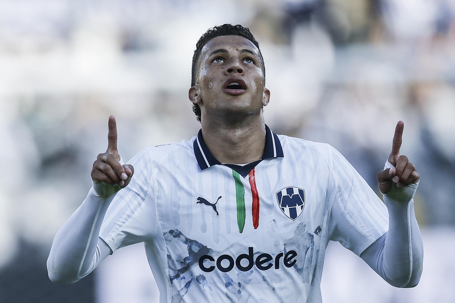 El colombiano Nelson Deossa, una de las figuras del Monterrey en el Mundial de Clubes. EFE/EPA/CAROLINE BREHMAN