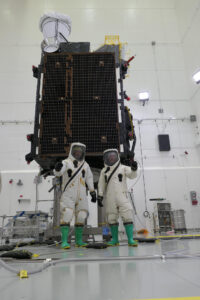 La Agencia Espacial Europea (ESA) anunció este martes en Viena que lanzará el próximo 1 de julio el satélite Meteosat de tercera generación (MTG-S1), el primer satélite europeo capaz de sondear la atmósfera en órbita geoestacionaria, lo que permitirá pronosticar fenómenos meteorológicos extremos. EFE/ ESA SOLO USO EDITORIAL SOLO DISPONIBLE PARA ILUSTRAR LA NOTICIA QUE ACOMPAÑA (CRÉDITO OBLIGATORIO)