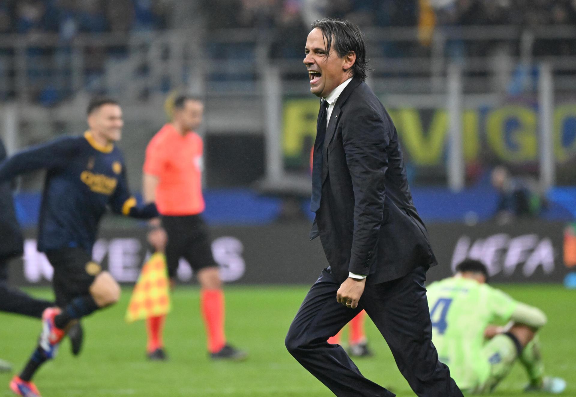 El Al Hilal anunció de forma oficial este miércoles a través de la red social 'X' el fichaje del entrenador Simone Inzaghi. EFE/EPA/DANIEL DAL ZENNARO