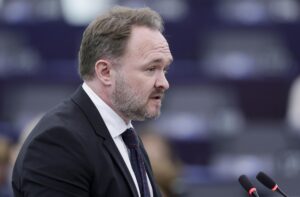 El comisario europeo de Energía y Vivienda, Dan Jorgensen, en una imagen de archivo. EFE/EPA/RONALD WITTEK