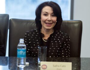 Fotografía de archivo de la directora ejecutiva de Oracle, Safra Catz. EFE/Albin Lohr-Jones/